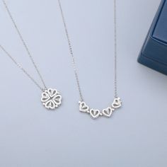 Style: INS Style Fashion Element: Metal, Geometry, Splicing Four Leaf Clover Necklace, Wear Necklaces, Clover Necklace, Lucky Star, Heart Shape Pendant, Vintage Heart, Love Necklace, Clover Leaf, Heart Pendant Necklace