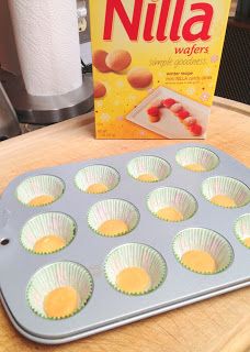 the muffins are ready to go into the cupcake tin and have been put in the oven