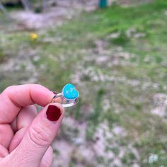 This piece of turquoise is vibrant and beautiful! Set simply to keep the focus on the stone, on a half round sterling silver band, this ring fits a size 6.75. Ready to ship and handmade by Danielle Benton in Wellfleet, MA. Oval Rings, Ring Fit, Sterling Silver Bands, Love Design, Silver Band, Ring Necklace, Jewelry Care, Turquoise Ring, Ring Earrings