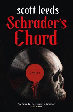 the cover to schrader's choir by scott leads, with a skull on it