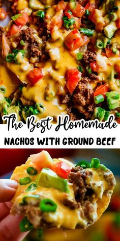 the best homemade nachos with ground beef