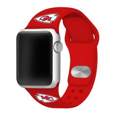 Take your Kansas City Chiefs fandom anywhere when you pick up this 38-40mm Apple Watch Sports Band. No one will doubt your dedication when they see you with this awesome Kansas City Chiefs piece. Add this band to your Kansas City Chiefs collection today. Football Spirit, Apple Watch Bands Sports, Kansas City Chiefs Football, Apple Watch Sport, New York Red Bulls, Nfl Kansas City Chiefs, Chiefs Football, Louisville Cardinals, 38mm Apple Watch Band