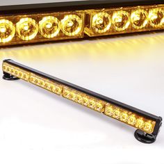 an image of a pair of yellow light bars