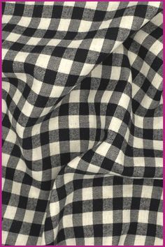 Create a rustic farmhouse vibe or cozy up in style with our Classic Black Buffalo Check 100% Cotton Flannel Twill. Featuring a timeless black and beige buffalo plaid design, this fabric is ideal for both charming decor and comfortable apparel. Crafted from soft and warm 100% cotton, it ensures lasting comfort throughout the season. Elevate your space or wardrobe with this versatile and cozy fabric option. Black And Beige, Plaid Design, Buffalo Check, Black Plaid, Cotton Flannel