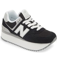 Sporty Platform Sneakers With Rubber Waffle Outsoles, High-top Running Shoes With Vulcanized Sole, Athleisure High-top Running Shoes With Vulcanized Sole, High-top Vulcanized Sole Running Shoes For Athleisure, High-top Athleisure Running Shoes With Vulcanized Sole, Athleisure High-top Sneakers For Running Errands, New Balance Sporty Platform Sneakers For Sports, Sporty Platform Sneakers With Vulcanized Sole For Jogging, Functional Sports Running Shoes With Vulcanized Sole