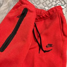 Nwts Red Nike Tech Xl Sweatpants. Red Nike Cotton Sweatpants, Nike Red Casual Sweatpants, Red Cotton Nike Sweatpants, Casual Red Nike Sweatpants, Nike Red Joggers For Sports, Nike Red Sweatpants For Loungewear, Red Nike Sports Pants, Red Nike Sweatpants For Sports, Nike Red Pants For Streetwear