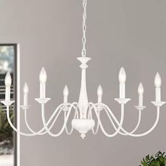 This French country chandelier features 8 curved arms and candle bulb holders. Perfect fit with different home styles, such as mid century, modern, farmhouse, rustic, contemporary, industrial, boho, minimalist, retro lighting fixture. It is perfect for rustic dining room chandelier light fixture, living room pendant lighting, bedroom chandelier, kitchen island lighting, foyer entryway entrance hanging light fixture, stairway candle chandelier. Candle Pendant Light, French Country Chandelier, Country Chandelier, Dining Room Light Fixture, Chandelier Farmhouse, Farmhouse Chandeliers, Classic Chandelier, Dining Room Light Fixtures, Wood Chandelier