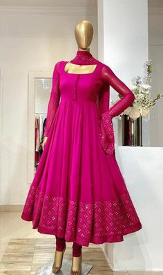 Anarkali Dress In Saree, Dresses Models For Stitching, Anarkali Dress Design From Saree, Anarkali Chudi Designs, Stitched Anarkali Dresses, Full Chudi Designs, Anarkali Dress Models For Stitching, Full Gown Designs