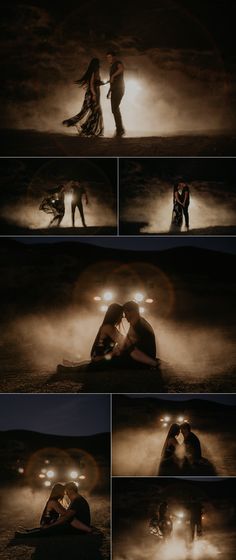 two people are kissing in the dark