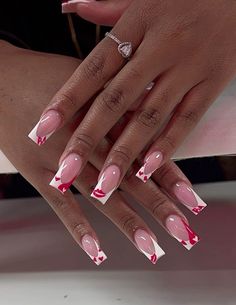 Lashes Done, Nails Jewels, I Decree And Declare, Decree And Declare, Valentines Nail, Nail Jewels, Bling Acrylic Nails, Square Acrylic Nails, Luxury Nails