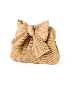 Loeffler Randall's best-selling Rayne clutch receives an update for the new season with this straw version. It's big enough to fit all of your must-haves and is finished with a removable chain strap and a sculptural oversized bow. Team it along side your favorite party dress for a night out. Chic Woven Clutch For Spring, Chic Beige Woven Clutch, Chic Natural Clutch For Spring, Chic Brown Spring Clutch, Woven Clutch For Evening In Spring, Natural Color Clutch For Party, Chic Beige Clutch For Spring, Spring Chic Beige Clutch, Chic Natural Clutch For Formal Occasions