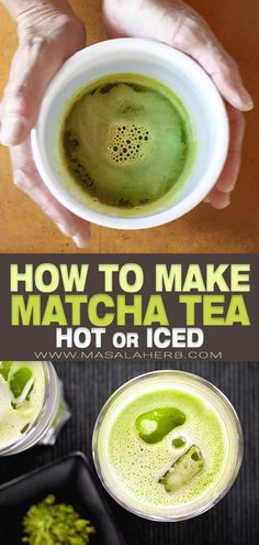 how to make matcha tea hot or iced