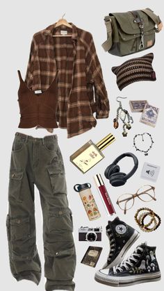 Old School Fashion, Tomboy Outfits, School Fashion, Casual Style Outfits