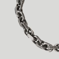 UNDERWATER Chain Bracelet - PROJECTISR US Metal Chain Bracelet With Oxidized Finish, Everyday Gunmetal Metal Chain Bracelet, Everyday Gunmetal Chain Bracelet, Oxidized Metal Chain Bracelet With Oval Links, Gunmetal Chain Link Bracelet, Gunmetal Link Chain Bracelet, Gunmetal Link Chain Bracelets, Raw Color, Retro Bracelet