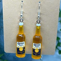 So Cool Beers Earrings New 2”X.5” Best Beer, Earrings Color, Gold Jewelry Fashion, So Cool, Jewelry Gold, Blue Gold, Color Blue, Women's Fashion, Jewelry Earrings