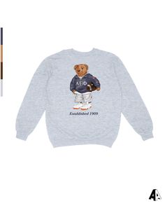 Bear Crewneck Alpha Apparel, Sigma Delta Tau, Kappa Kappa Gamma, Delta Gamma, Heart Hoodie, Infant Clothing