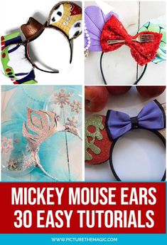 mickey mouse ears are easy to make and so fun for any disney fan in the world