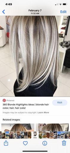 Blonde With Minimal Lowlights, Icy Grey Blonde Hair With Lowlights, Blonde Hair Over 50 Mid Length, Hair Color Trends 2023 Women Short Hair, Platinum Blonde Hair With Dark Lowlights, Brown Low Lights For Blonde Hair, Gray Blonde Hair Balayage, Gray Hair With Blonde Highlights, Ash Blonde Hair With Lowlights