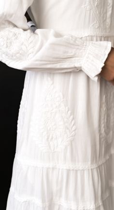 Madrid LDS Dress w embroidery 10-19 Bohemian Cotton Embroidered Dress For Daywear, White Bohemian Cotton Peasant Dress, White Peasant Dress For Daywear, White Peasant Tunic Dress, White Long Sleeve Peasant Dress For Daywear, White Bohemian Peasant Dress For Daywear, White Embroidered Cotton Dress For Daywear, White Cotton Embroidered Dress For Daywear, Lds Temple Dresses