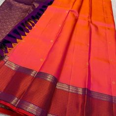 Pure handloom Kanchipuram silk sarees *Silk mark certified* Trendy Sarees, Silk Sarees, Saree, Pure Products, Silk