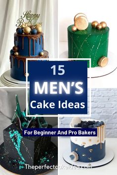 men's cake ideas for beginners and pro bakers