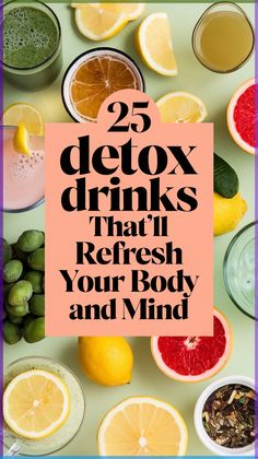 Revitalize your health with these 25 refreshing detox drinks designed to cleanse your body and rejuvenate your mind.

From invigorating green smoothies to zesty herbal teas, there's something for everyone on this list.

Discover simple recipes that use natural ingredients to boost your energy and enhance your well-being.

Don't miss out on the surprising benefits of #19 that will leave you feeling refreshed and revitalized!

Click to explore all 25 detox drinks and find your new favorite! Intestinal Cleanse, Infused Drinks, Gallbladder Removal, Stomach Gas, Turmeric Shots, Kidney Detox, Poor Digestion, Egg Diet, Drinks Design