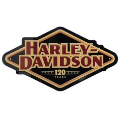 the harley davidson logo is shown on a white background