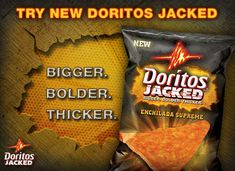 the doritos jacked bag is being advertised