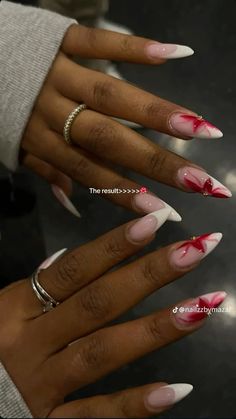 White Nails With A Design, Short Baddie Nail Ideas, Square Nail Inspiration, Nails Red French, Milky Nails, Subtle Nails, Drip Nails, Pink Hibiscus, Girly Acrylic Nails