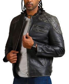 Rugged Long Sleeve Biker Jacket For Winter, Distressed Brown Outerwear For Biker Events In Fall, Distressed Brown Winter Outerwear For Biker Events, Fitted Rugged Leather Jacket For Streetwear, Distressed Leather Jacket For Streetwear In Fall, Distressed Leather Jacket For Fall Streetwear, Rugged Fitted Distressed Brown Biker Jacket, Fitted Distressed Brown Biker Jacket, Distressed Long Sleeve Outerwear For Urban Adventures