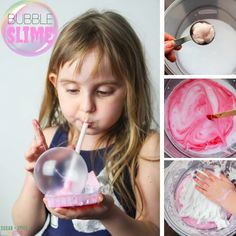 Ever since we first published our fluffy, squishy (secret ingredient) slime recipe almost 3 years ago, I’ve been getting requests to make a fluffy slime without the use of liquid starch or diaper crystals… so it’s about time that I developed this easy 3-ingredient Fluffy Slime recipe! My hesitation for the past three years has [...] Bubble Slime, Safe Slime Recipe, Best Fluffy Slime Recipe, Kids Programs, Cool Slime Recipes, Fluffy Slime Recipe, Edible Slime, Playing With Slime, Easy Slime Recipe