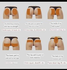 an image of different butts with patches on them and the words,'this is what