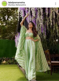 Suit With Shrug, Haldi Outfits, Pista Green, Lehenga Designs Simple, Fancy Sarees Party Wear, Palazzo Suit