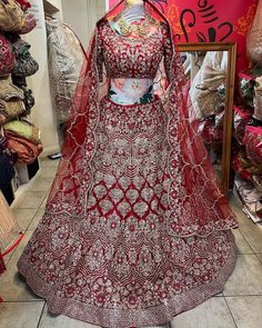 Material in use - Raw silk   for Lehenga and blouse  and Soft Net for Dupatta  Color - Red M Size Details in Inches   Lehenga - Waist 30 , Hip 40 , Length 46  Blouse - Bust 36, Waist 30, Length 15 , Sleeve 11  Dupatta - 2.60 meter ( all types customization available ) (( Comment your size color and fabric in personalize option if you need any changes ))   Indian designer bridal outfit finished with 100% hand made special designer bridal lehenga choli for special bride  Material in use - Dabka,  Nakshi, Kora, Sequence, Stone, Beads, Silk yarns, Colorful cotton threads, golden Dori, etc.  Working technique - Zardosi and Aari work  Fabric in use - Raw silk,  Tafetta silk,  organza silk,  velvet, Georgette, Net,  cotton,  crepe, chiffon, laykra, reyon etc. Red Dola Silk Embroidered Fabric For Reception, Red Floral Embroidery Lehenga In Raw Silk, Red Semi-stitched Raw Silk Choli, Red Bollywood Dola Silk Embroidered Fabric, Unstitched Red Dola Silk Embroidered Fabric, Women Wedding Dress, Lehenga And Blouse, Designer Bridal Lehenga Choli, Designer Bridal Lehenga