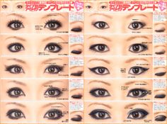 monolid makeup Asian Makeup Tips, Big Eyes Makeup, Quinceanera Hairstyles, Perfect Eyeliner, Eyeliner Styles, Eyeliner Tutorial