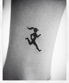 Running Girl Tattoos, Runners Tattoo, Run Tattoo, Running Tattoos, Marathon Tattoo, Runner Tattoo, Running Tattoo, Sport Tattoos, Running Art