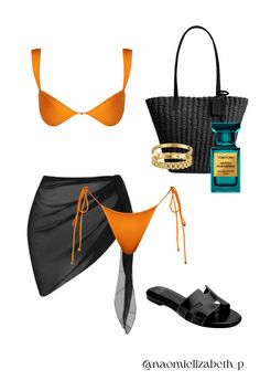 #orangebikini #beachoutfit more in the telegram Paint Clothes, Honey Blonde Hair, Manicure Ideas, Ideas Nails, Vacation Wear, Painted Clothes, Honey Blonde, Swimwear Fashion