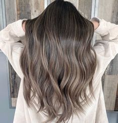 Asian Hair Balayage Ash, Brown Hair Ash, Hair Ash Brown, Ash Brown Hair With Highlights, Medium Ash Brown Hair, Ash Brown Ombre, Balayage Ash, Ash Brunette