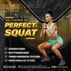 Perfect Squat | Social Media Gym Post Gym Posts Instagram, Gym Social Media Design, Kickboxing Benefits, Gym Ads, Gym Social Media Post, Presentations Design, Gym Branding, Gym Content, Perfect Squat