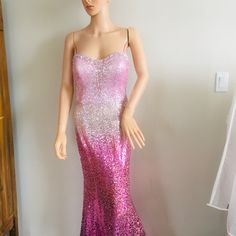 Vtg Party Dress Sequins Size 6 Built In Bra S:6 1 $125 Sequin Dress, Pink Ladies, Party Dress, Built In, Prom Dresses, Prom, Size 6, Womens Dresses, Bra