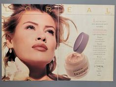 1992 Magazine Advertisement Page Loreal Lightnesse Light Natural Makeup Ad | eBay Loreal Ads, 1990s Makeup, 1990s Decor, Makeup Commercial, Andie Mcdowell, 1980s Makeup And Hair, Loreal Revitalift, Nostalgic Beauty, Vintage Makeup Ads