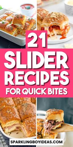 21 slider recipes for quick bites