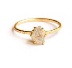 Raw Salt and Pepper Diamond Hammered 14k Gold Engagement Ring - Melissa Tyson Designs Raw Diamond Engagement Rings Rough Cut, Things In Nature, Uncut Diamond Ring, Salt And Pepper Diamond Ring, Raw Diamond Rings, Raw Diamond Engagement Rings, Raw Stone Ring, Basket Setting, Hammered Band