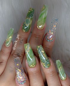 Jade Nails, Nails Pedicure, Nail Designs Ideas, Glitter Manicure, Nail Art Images, Pretty Nail Designs, Fall Acrylic Nails, Nails Only, Beautiful Nail Designs