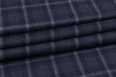 This fabric has a medium weight and soft touch perfect for winter suiting. Medium Weight, Tartan, Geometric Pattern, Cashmere, Navy Blue, Wool, Navy, Fabric, Pattern