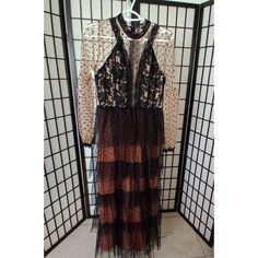 This Giffniseti Maxi Dress Is New With Tags. Sexy Sheer Mesh Polka Dot Dresses Lace Flowy Ruffle Maxi Dress Side Split Back Zip Closure Long Sleeve Armpit To Armpit 16.5" Sleeve: 23" Inseam 19" Size: Medium New With Tags Condition. No Flaws To Note. All Items Are Sold As Is. Please See Images And Ask Any Questions Prior To Purchase. Pet & Smoke Free Home. All Sales Are Final. Sku: Pl047 Lace Patchwork Maxi Dress For Night Out, Black Maxi Dress With Lace Patchwork For Party, Fall Party Lace Maxi Dress, Polka Dot Dresses, Ruffle Maxi Dress, Dress Flowy, Flowy Maxi Dress, Dresses Lace, Ruffled Maxi Dress