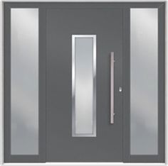 Finger Scan, Bolt Lock, Concealed Hinges, Stainless Steel Bar, Aluminium Doors, Steel Bar, Modern Traditional, Entrance Doors, Cherry Wood