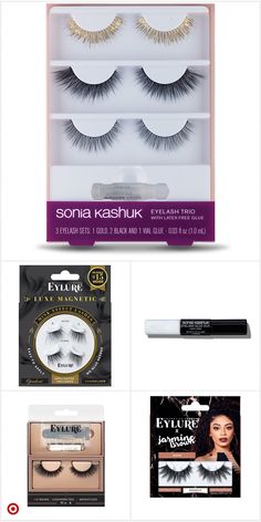 Easiest Way To Put On Fake Eyelashes, Goth Eyelashes, Eyelash Accessories, Aspen Chic, How To Clean Lashes Fake Eyelashes, Long Fake Eyelashes, Fire Accessories, Eylure Lashes