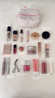 Daily Makeup Essentials, Makeup Necessities For Beginners, What To Put In Makeup Bag, Pretty Makeup Products Aesthetic, Christmas Wishlist Items 2024, Makeup Haul Aesthetic, Capsule Makeup Collection, What’s In My Makeup Bag, Minimalist Makeup Collection