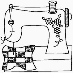 a sewing machine with flowers on it